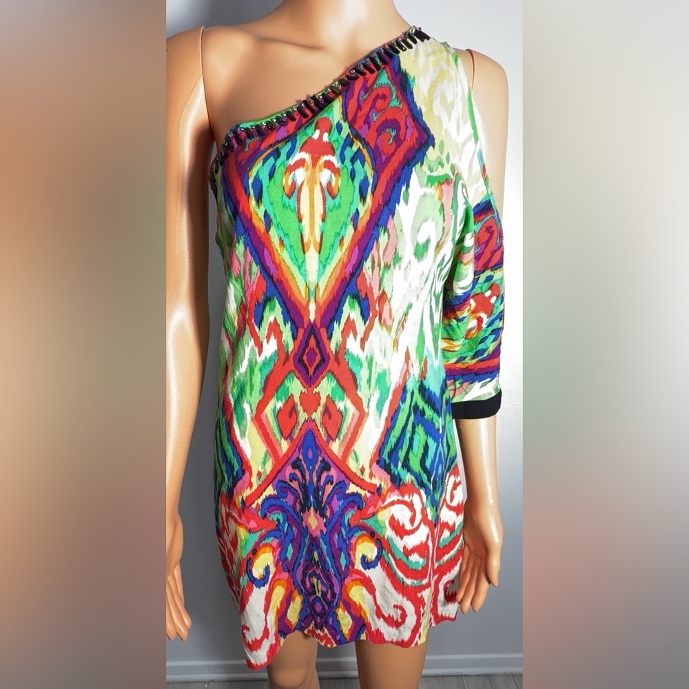 Rampage Multicolor Patterned Top - Picture 2 of 12